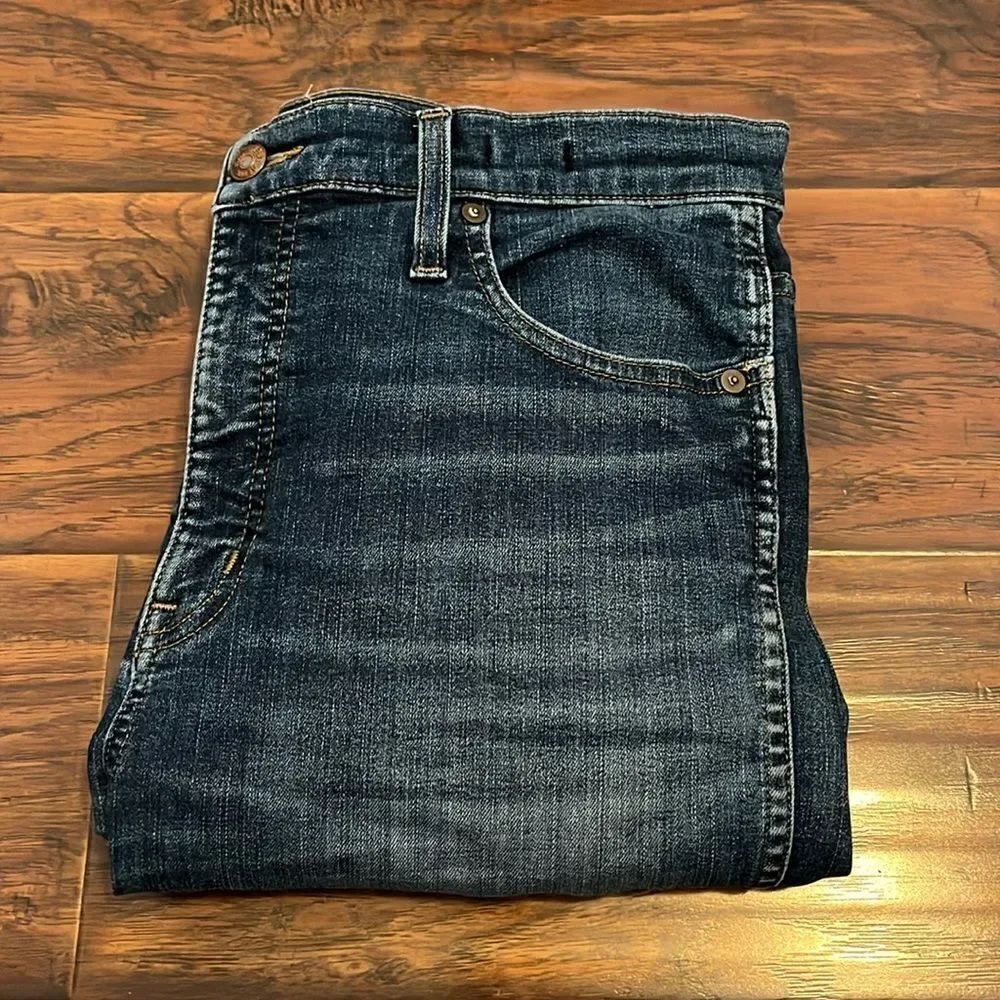 Madewell Distressed 10” High Rise Skinny Blue Denim Jeans